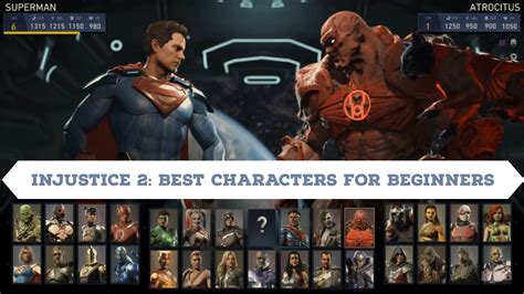 characters  beginners  injustice  updated