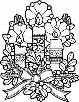 Candle Coloring Pages Church Decoration Night Light Cake Birthday Tocolor sketch template