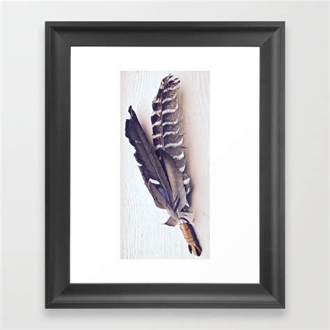 sacred smudging feather fan framed art print by alexandratarasoff society6