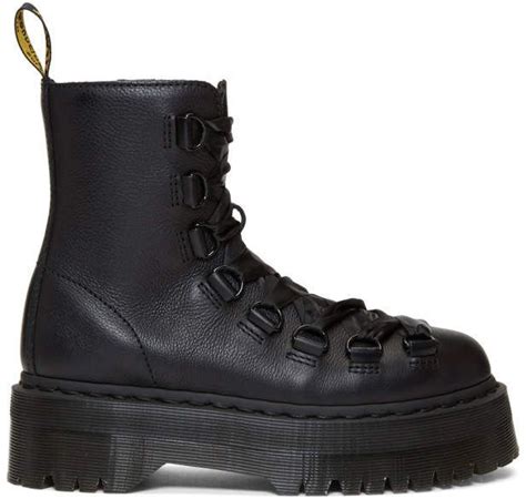 dr martens black trevonna boots boots leather boots crazy shoes