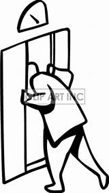 Elevator Clipart Clipartmag Holding sketch template