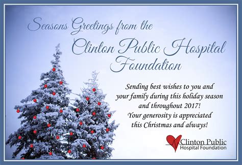 christmas campaign clinton public hospital foundation