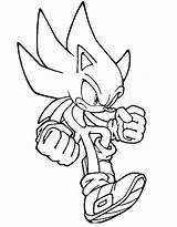 Coloring Sonic Pages Color Print sketch template