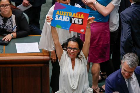 read australian parliament votes yes to same sex marriage