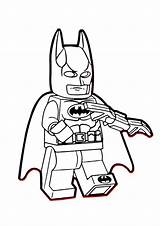 Batman Coloring Lego Pages Printable Kids Print Dc Color Movie Comics Joker sketch template