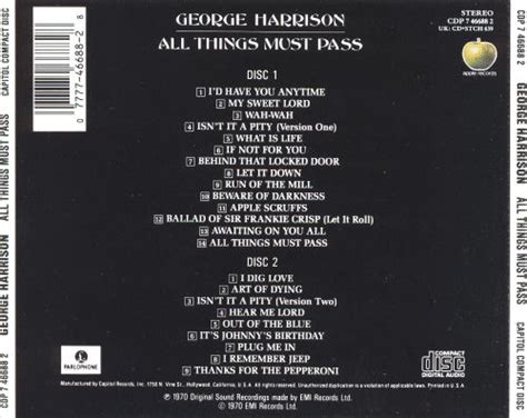 all things must pass george harrison songs reviews credits allmusic