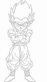 Gotenks Coloring Pages Ssj Base Trending Days Last sketch template