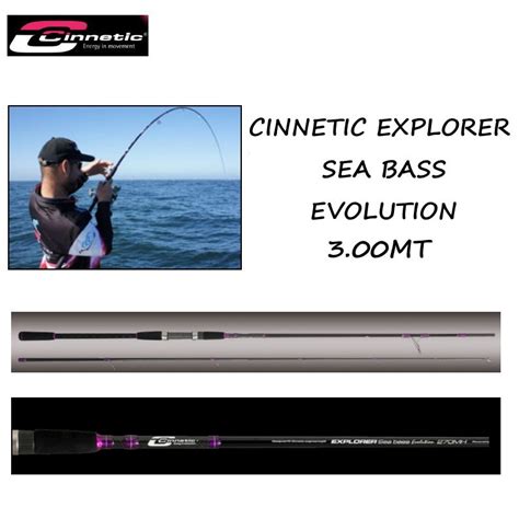 Cana Cinnetic Explorer Sea Bass Evolution 3 00mh Pesca Barrento