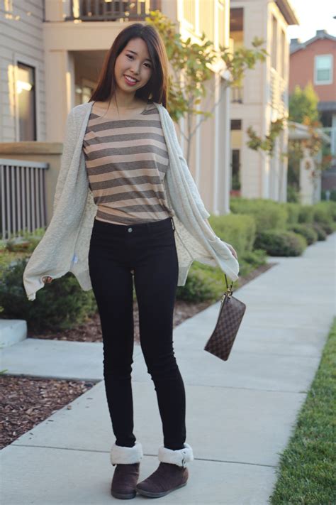 cozy and chic girl with the blog