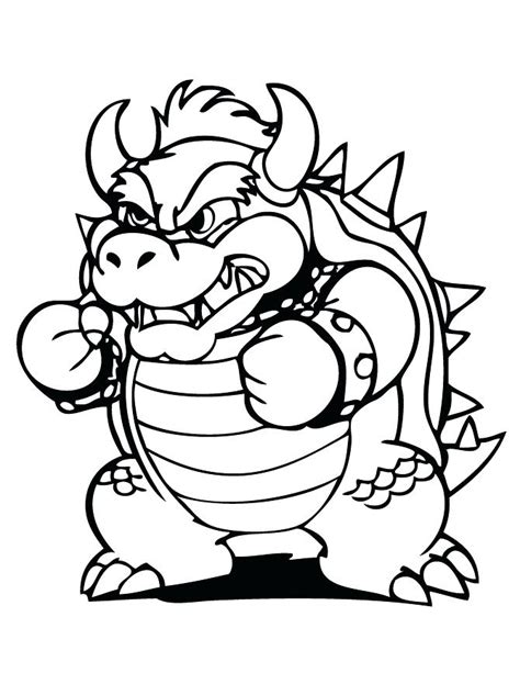 bowser coloring pages printable printable world holiday