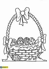 Ausmalbilder Osternest Ostern Färben sketch template