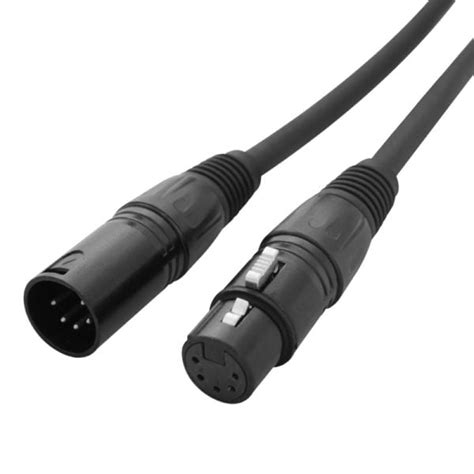 Ledj 3m 5 Pin Dmx Cable Lead Consumables And Cables From Phase One Uk