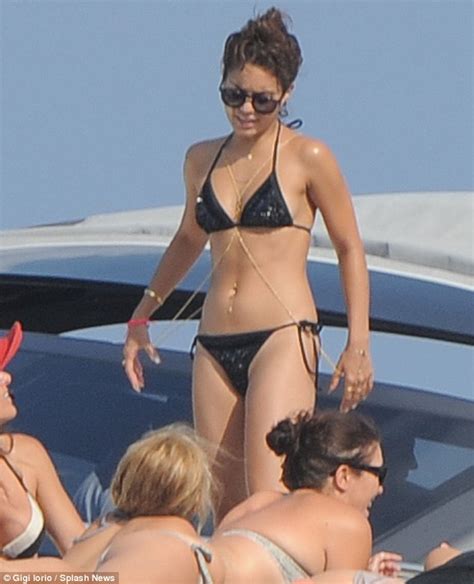 Vanessa Hudgens Frolics In The Sun With Friends On Board