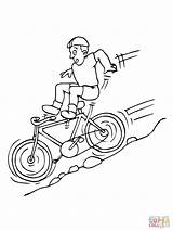 Bike Mountain Coloring Pages Downhill Printable Bmx Bicycle Supercoloring Kids Color Books Riding Bikes Online Cycling Posted Getcolorings Popular Beautiful sketch template