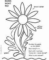 Flowers Coloring Pages Color Flower Daisies Print Kids Worksheets Help Printing Raisingourkids Animal Printable sketch template