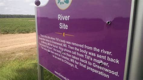 emmett till sign is hit with bullets again 35 days after being