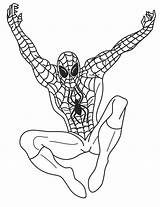 Coloring Pages Man Spider Ultimate Comments sketch template