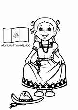 Coloring Mexican Independence Pages Dress Girl Fancy Boy Drawing Color Mexico Girls September Dresses Getcolorings Beautiful Drawings Printable Colorings Getdrawings sketch template