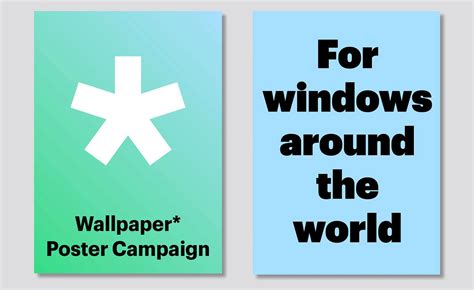 wallpaper launches poster design campaign wallpaper