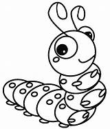 Caterpillar Lagarta Raupe Cool2bkids Hungry Bichos Cricket Ausmalbild Larva Tarefinhas sketch template