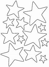 Estrela Estrelas Fato Comece Realizar sketch template