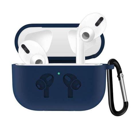 dark blue soft airpods pro case protective cases airpods pro earphone case