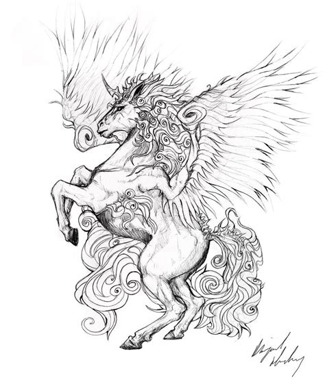 unicorn  wings tattoo google search pegasus tattoo tattoo