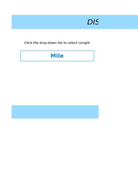 Fillable Online Distance Calculator Template Fax Email Print Pdffiller