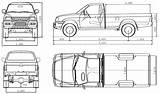 Mitsubishi L200 Cab Single Blueprints Blueprint 2007 Truck Pickup Vector Hilux Toyota Isuzu Ford Request Related Posts sketch template