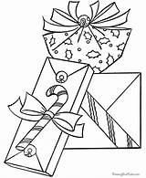 Christmas Coloring Pages Presents Printable Present Sheets Gifts Printing Kids Santa Color Worksheets Help Print Book Popular sketch template