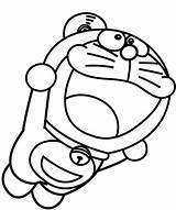 Doraemon Dibujos Animados Buscando Estés Vez sketch template