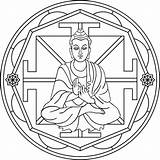 Mandalas Buda Mandala Pintar Budistas Buddha Budismo Budista Adultos Desde Honor Dioses Azcolorear Hindues sketch template
