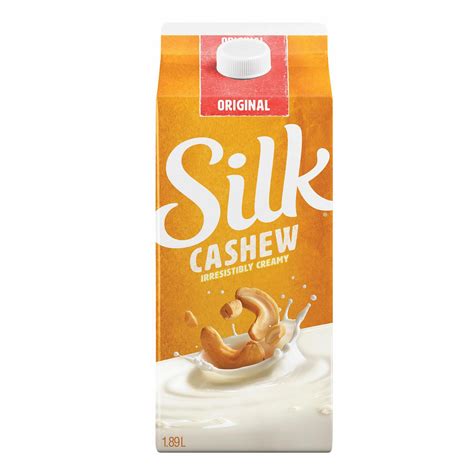 silk creamy cashew beverage original dairy   walmart canada