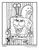 Coloring Gary Spongebob Pages Popular Cartoon sketch template