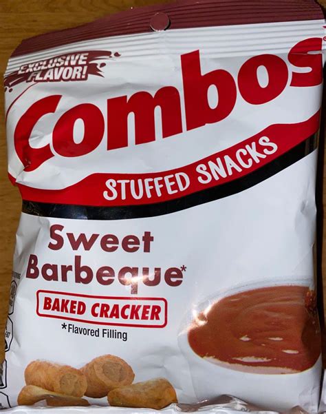 combos stuffed snacks sweet barbecue baked crackers exclusive flavor