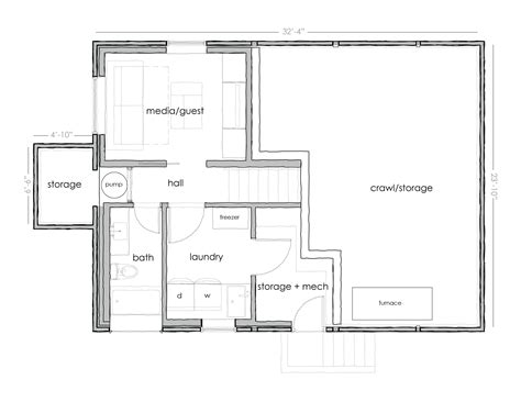 basement floor plans  popular  home floor plans
