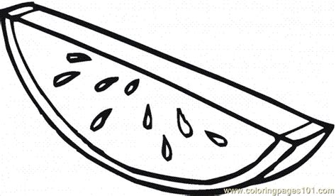 coloring pages watermelon  food fruits watermelon