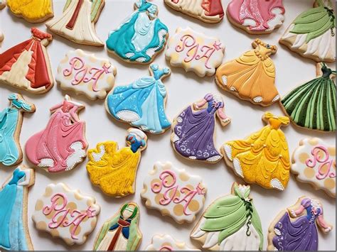 lovely disney princess dress cookies   pages blog