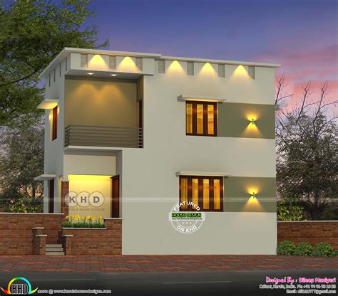 simple style  sq ft house design kerala home design  floor plans  houses