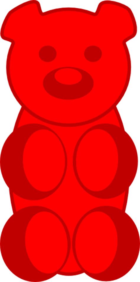 Gummy Bear Clip Art Vector Clipart Panda Free