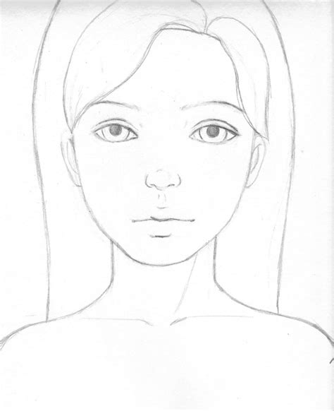 easy face drawing pencil  getdrawings