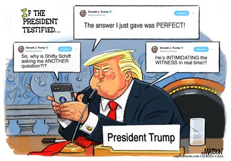 Political Cartoons Donald Trump Impeachment Hearings