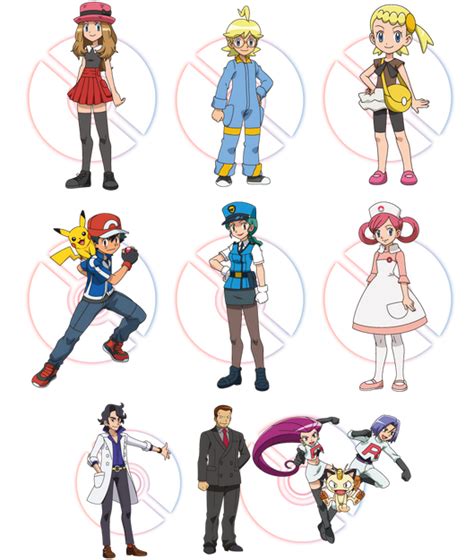 Pokemon X And Y Characters By 3d4d On Deviantart