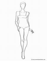 Fashion Template Model Blank Sketch Coloring Pages Peterainsworth Illustration Templates Drawing Male Female Draw Men Croquis Tuesday Unique Mobile Colour sketch template