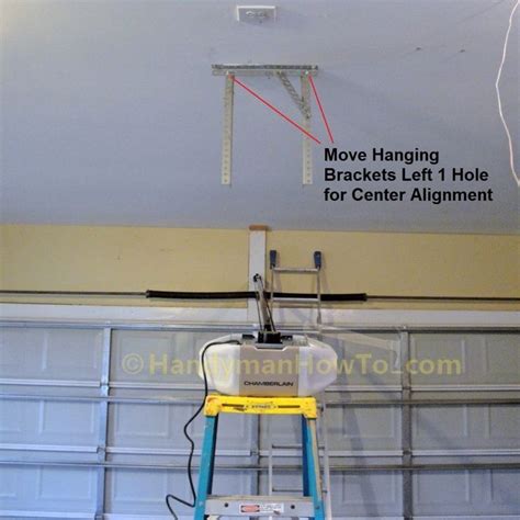 garage door opener hanging brackets garage doors garage