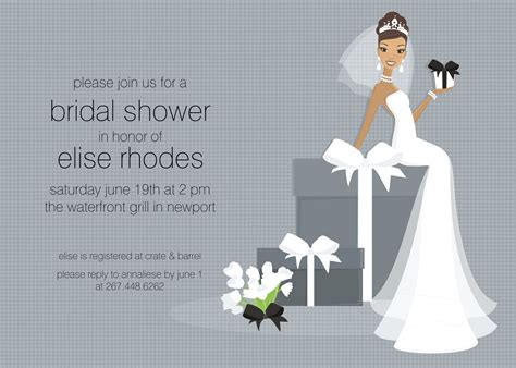 collection of thousands of free bridal shower card from