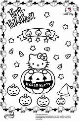 Hello Scary Thanksgiving Pumpkin Silhouette Sanrio sketch template