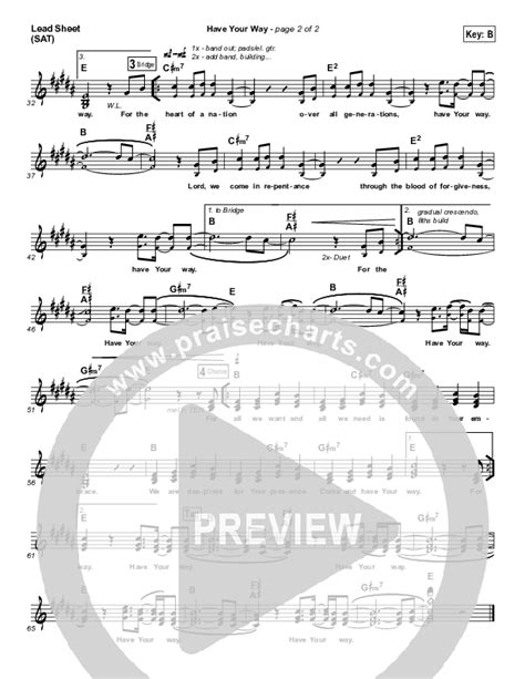 have your way sheet music pdf gateway praisecharts