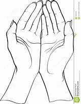 Hands Drawing Cupped Open Two Draw Hand Shaking Together Reference Praying Drawings Line Search Yahoo Illustration Easy Template Stock Sketch sketch template