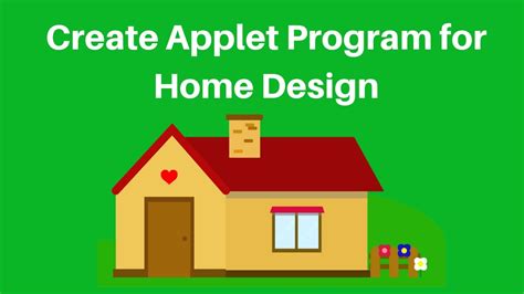 create simple home design program  java applet youtube